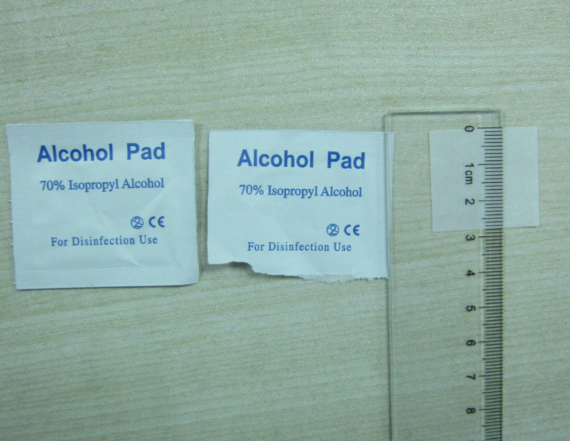 Alkohol-Vorbereitungspads 30 mm x 65 mm