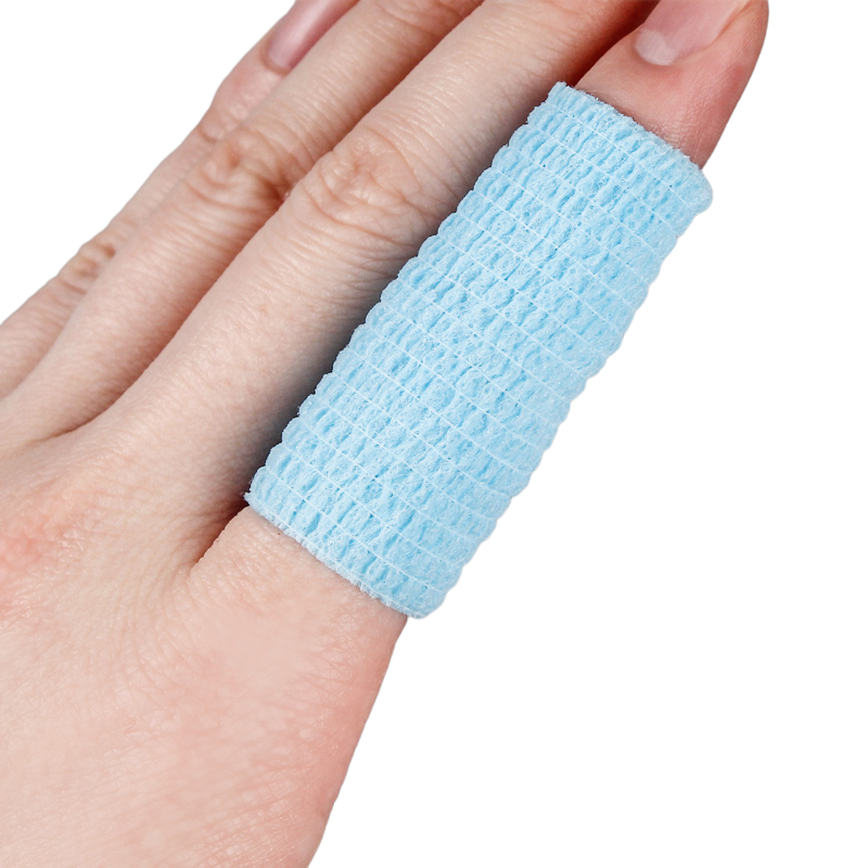 Kohäsive Bandage zum Schutz der Finger