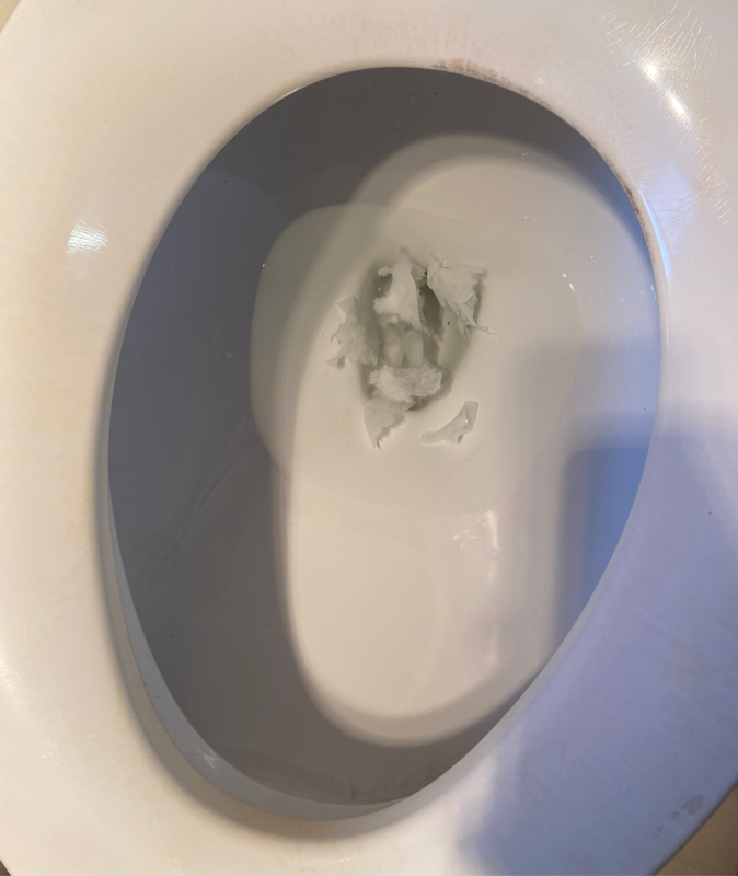 Spülbare Toilettentücher